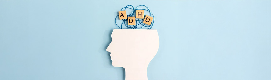 ADHD brain illustration