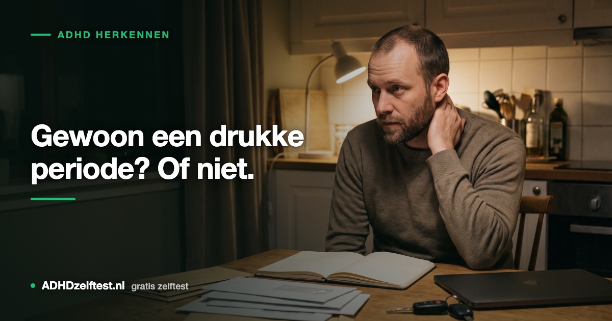 ADHD of gewoon druk? Zo herken je het verschil